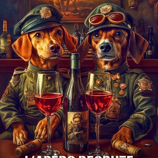 Affiche drôle L'apéro recrute déco murale humour rigolo