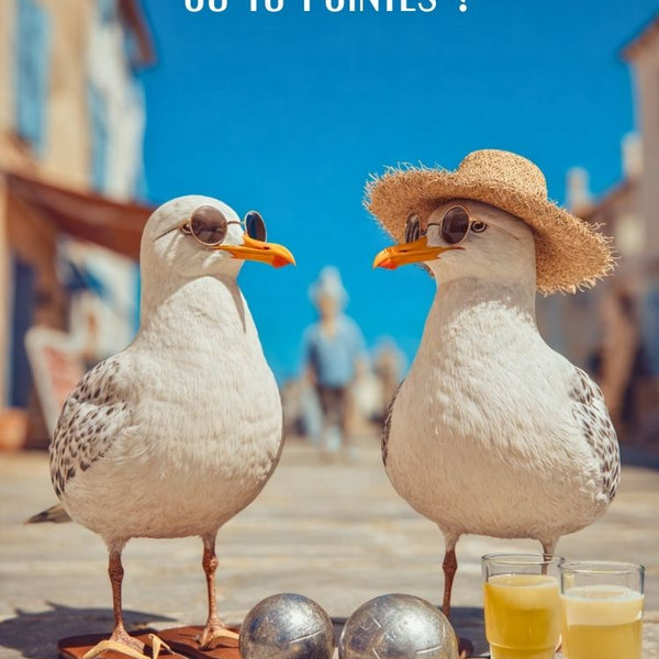 Affiche, Poster, Pétanque, Décoration, Image, Sud, Stylisée, Offrez, Cadeau, Design.