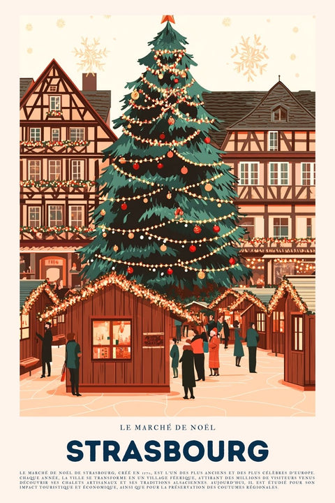 4 affiches du Marché de Noël de Strasbourg 2025 font le buzz