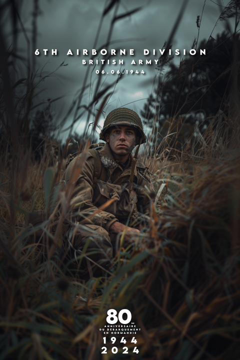 Affiche Dday Les Anglais - 6e Airborne Division