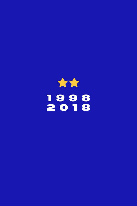 Affiche France - Coupe du monde 1998 / 2018
