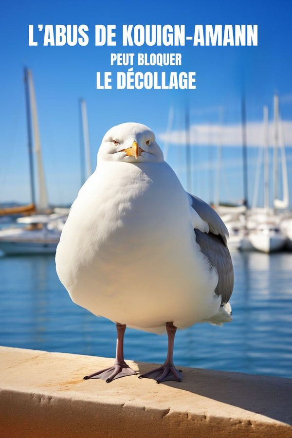 Affiche Bretagne - Abus de kouign-amann
