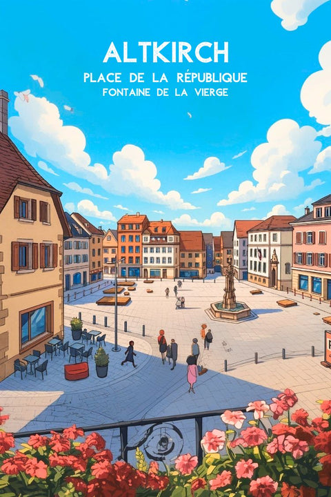 Poster, Déco, Altkirch, Sublimez, Intérieur, Style, Dessin, Mur, Maison, Décoration.