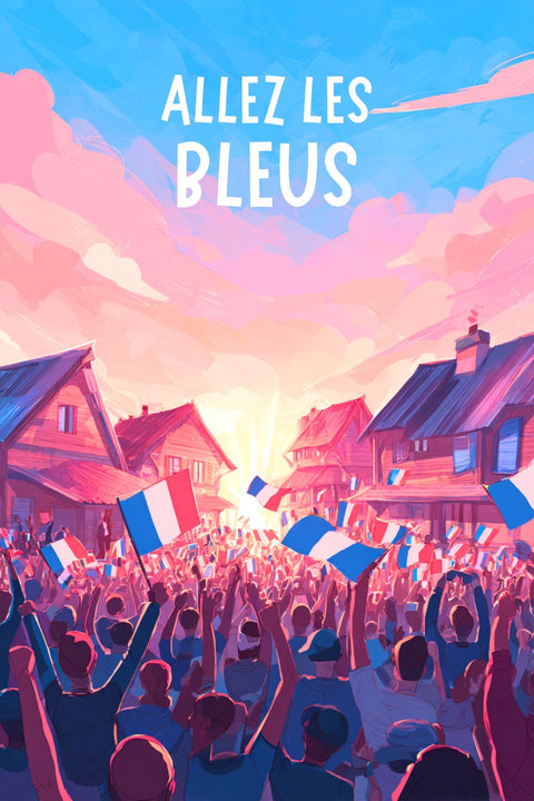 Affiche Sport - Allez la France !