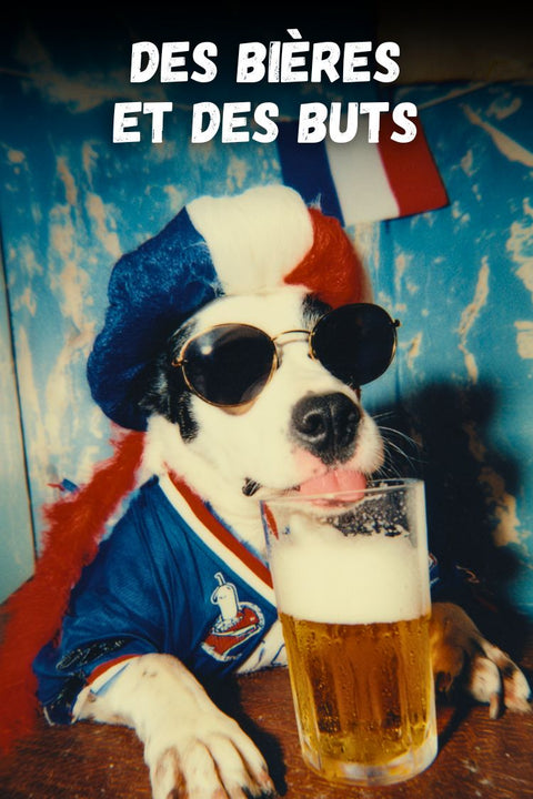 Affiche des Bières et des Buts - Fan de Foot