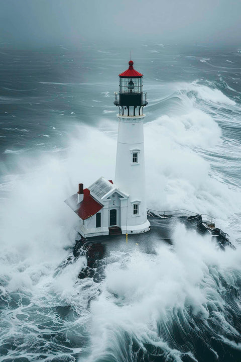 Affiche Phare dans la Tempête