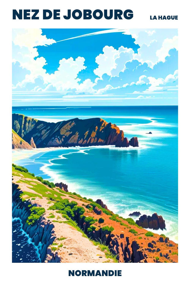 Affiche Nez de Jobourg La Hague