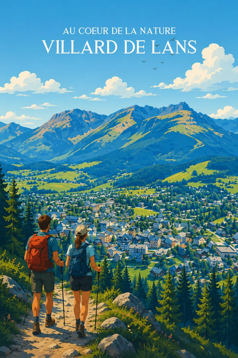 Affiche Villard-de-Lans - Rando