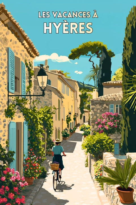 Affiche Hyères - Ruelles Magiques.