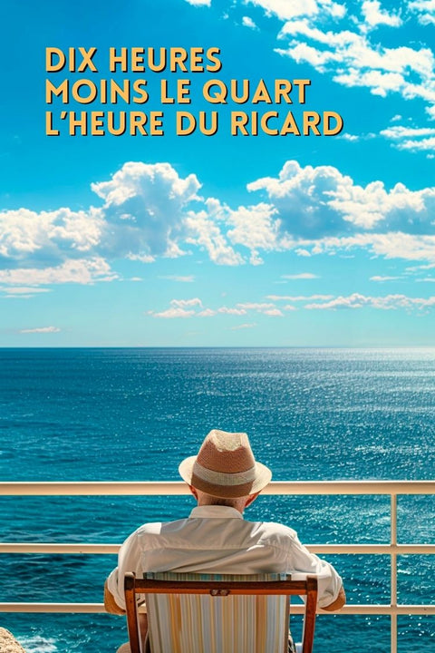 Affiche drole humour dix heure l'heure du ricard poster mural