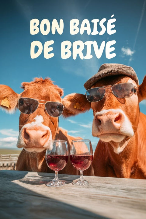 Affiche Brive Gaillarde - Drôle, Humour, Cadeau