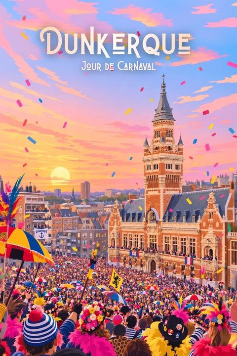 Affiche Dunkerque - Le Carnaval de Dunkerque