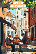 Affiche Marseille Apéro Panier