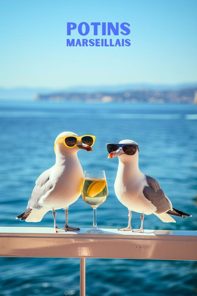 Affiche de Marseille - Potins Marseillais