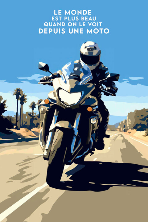 ECHUN Poster vintage de moto BMW sur toile décorative 50 x 75 cm ECHUN Poster vintage de moto BMW sur toile décorative 50 x 75 cm