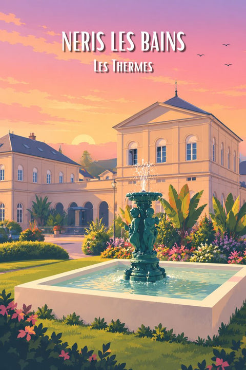 Affiche Neris Les Bains - Thermes et détente