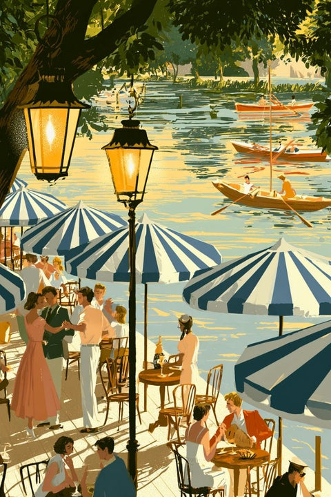 Affiche Sud Provence - Esthétique rétro vintage