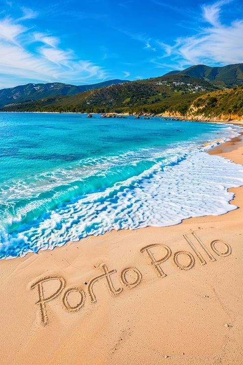 Affiche Porto Pollo Plage - Souvenir Nature