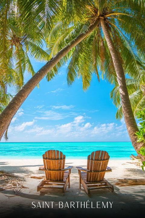 Affiche Saint Barthélemy - Paradis paradisiaque