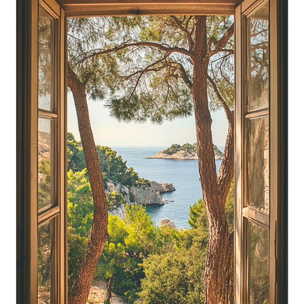 Vue de la Méditerranée - Soleil et Ciel Bleu