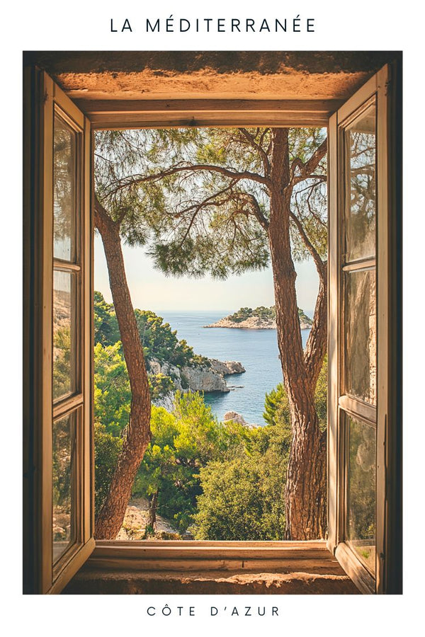Vue de la Méditerranée - Soleil et Ciel Bleu