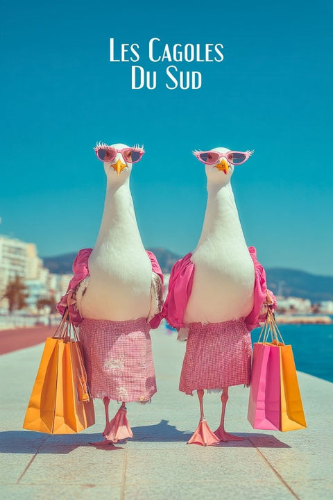 Affiches, Cagole, Cadeaux, Marrants, Femmes, Marseille, Humour, Décoration, Idées, Original.