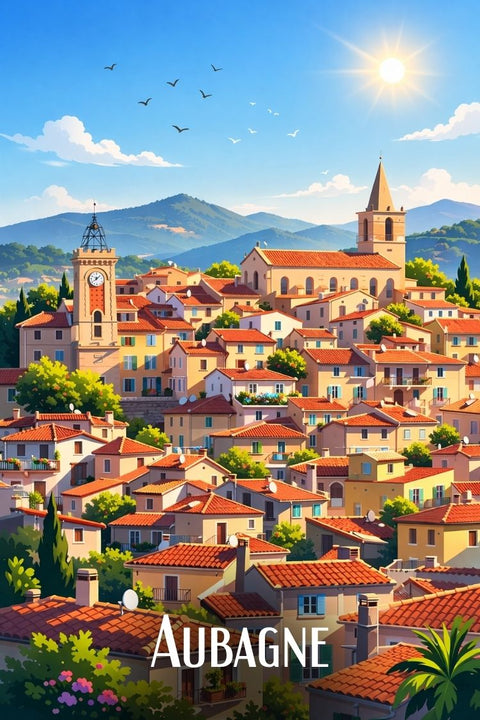 Décoration, Murale, Unique, Poster, Dessin, Aubagne, Mur, Déco, Art, Design.