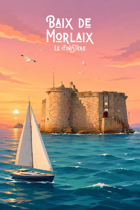 Affiche Baix de Morlaix - Chateau du Taureau