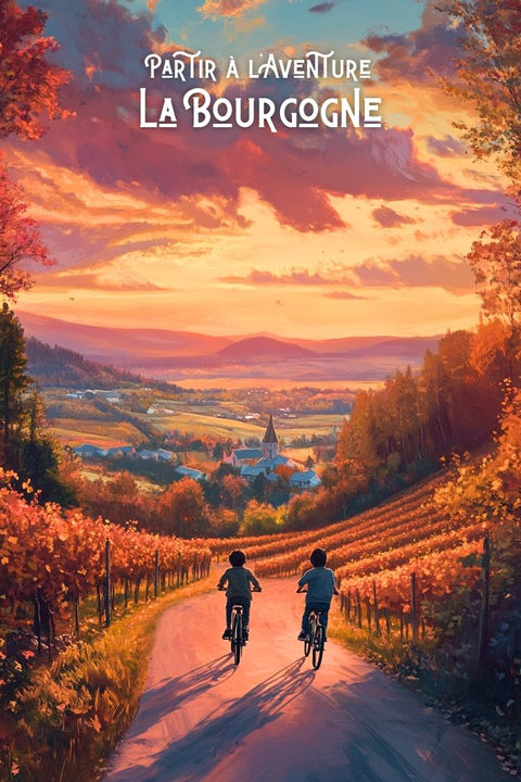 Affiche Bourgogne - Route, Souvenir