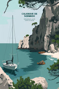 Affiche calanque sormiou