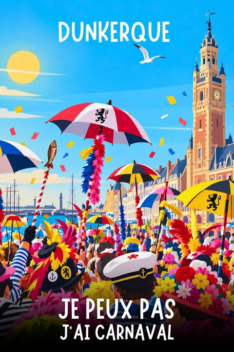 Affiche Dunkerque - Carnaval Vibes