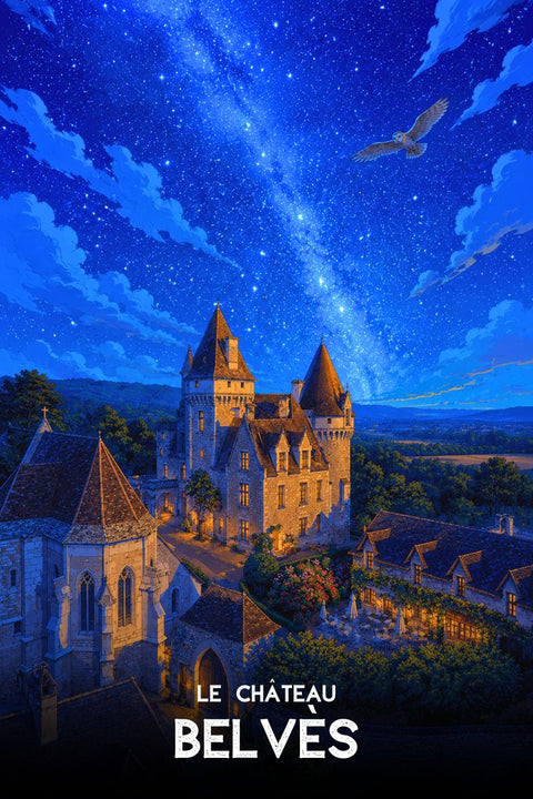Affiche Chateau de Belves - Nuit romantique