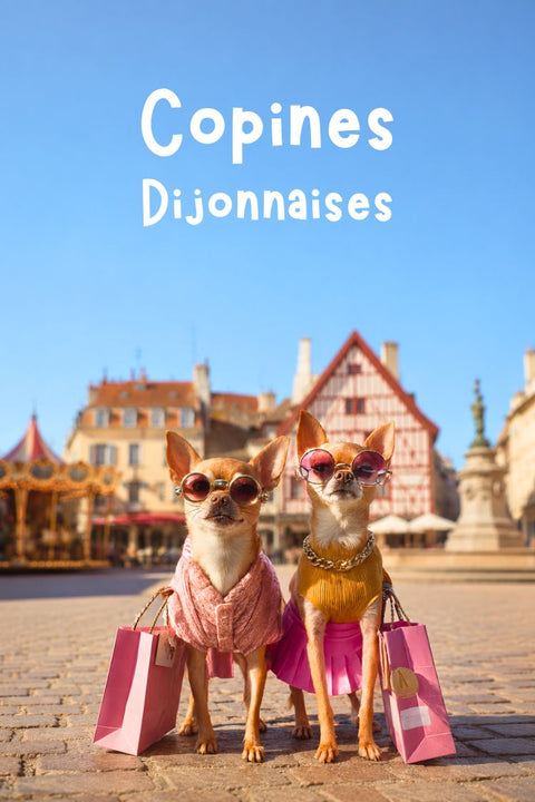 Affiche Dijon - Amies rigolotes