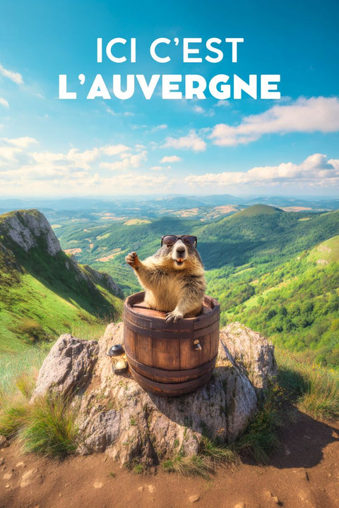 Posters, Drôles, Humoristiques, Marmottes, Auvergnates, Décoration, Murale, Art, Impressions, Rires.