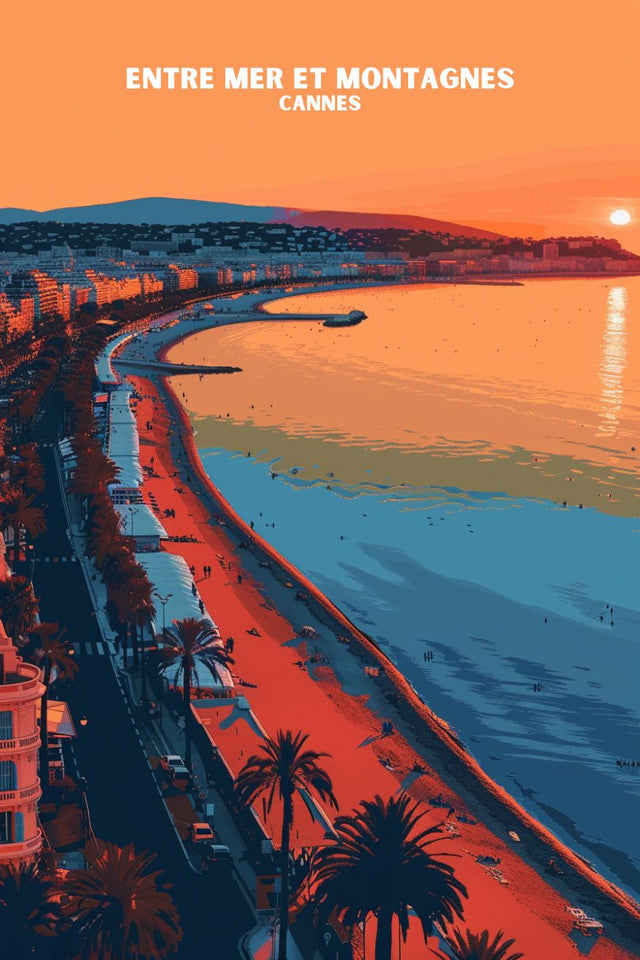 Affiche Entre mer et montagne