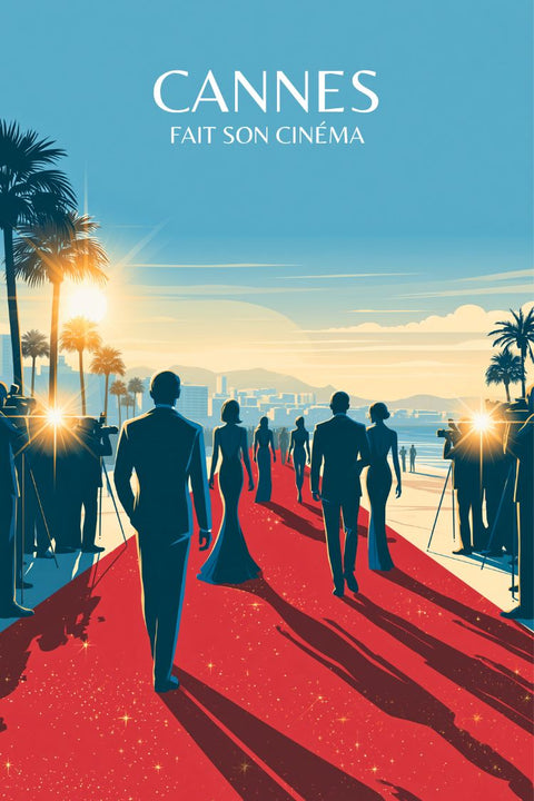 Affiche Cannes - Festival Cinéma Acteur