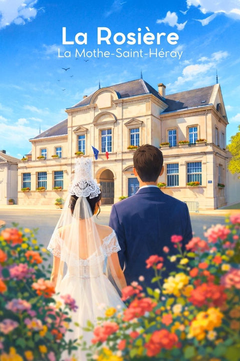 Poster, La Rosière, La Mothe Saint Héray, Affiche, Unique, Décoration, Mural, Art, Impression, Design