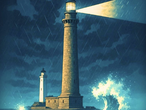 Déco, Murale, Phare, Ile Vierge, Plouguerneau, Bretagne, Finistère, Poster, Paysage, Mer.