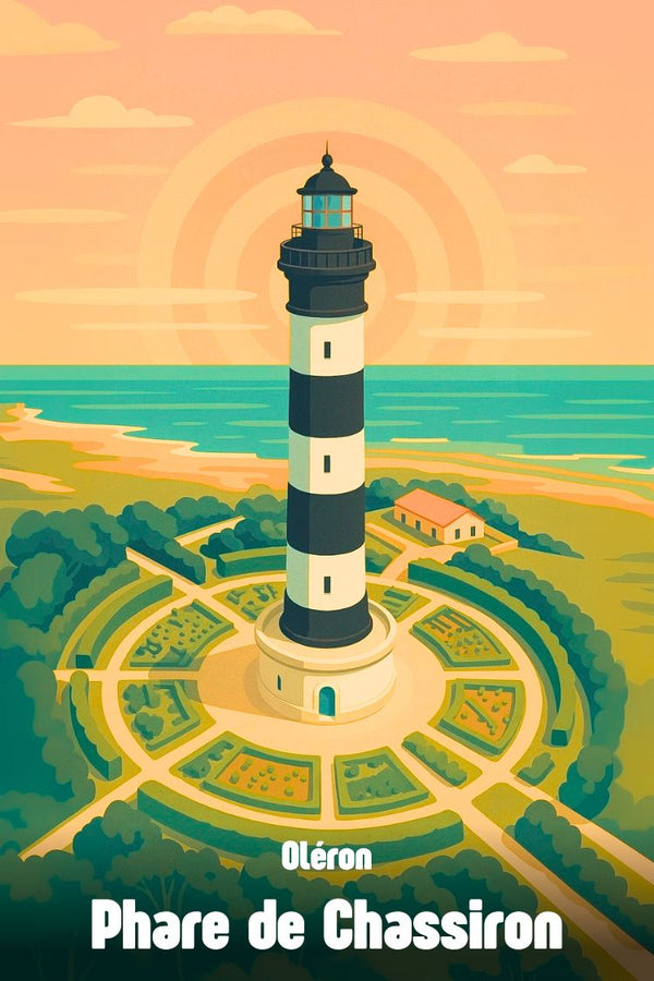 Affiche Phare de Chassiron – Île d'Oléron