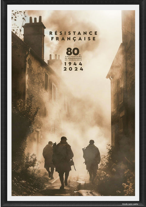 Affiche Poster Resistance Française