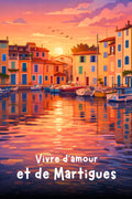 Affiche, Attractive, Martigues 2, Art Visuel, JPG, Design, Graphique, Décoration, Image, Numérique.