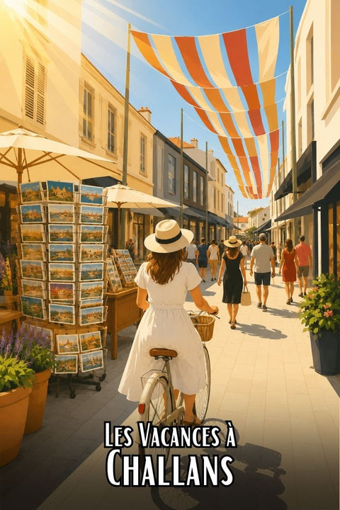 Affiche Challans - Vacances Souvenirs Tourisme