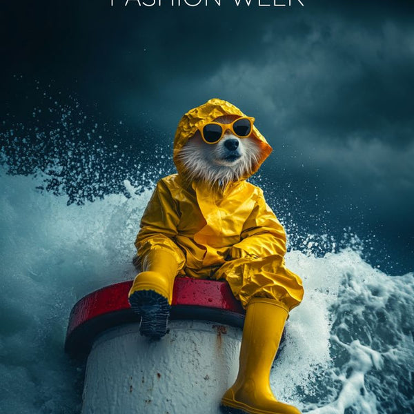 Affiche, Poster, Tendance, Drôle, Fashion Week, Bretagne, Mode, Humour, Décoration, Design.