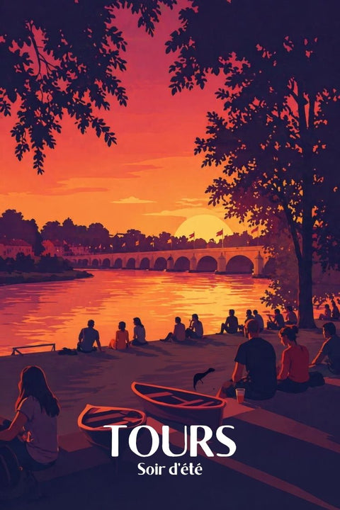 Affiche Quai Tours - Apéro entre amis