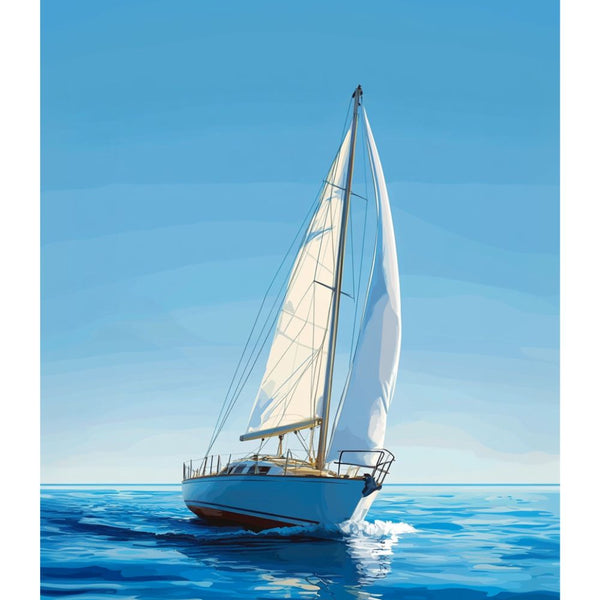 Affiche Voilier - French Paradise