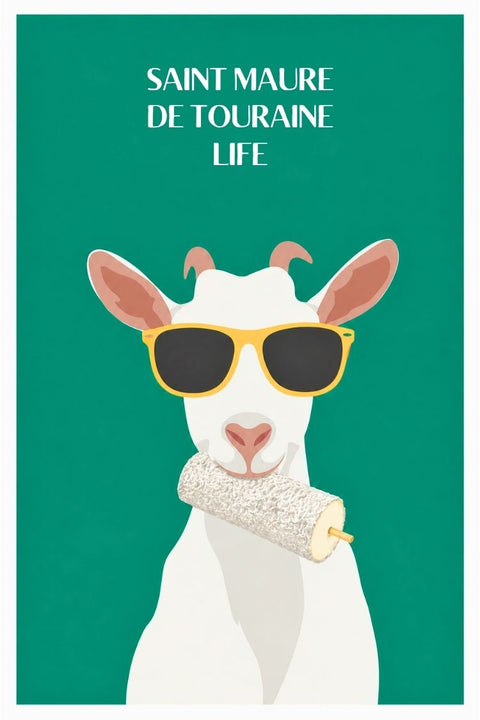 Affiche Fromage de chèvre - Saint-Maure vintage