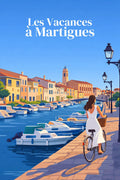 Affiche, Vintage, Martigues, Décoration, Murale, Rétro, Idéale, Art, Design, Intérieur