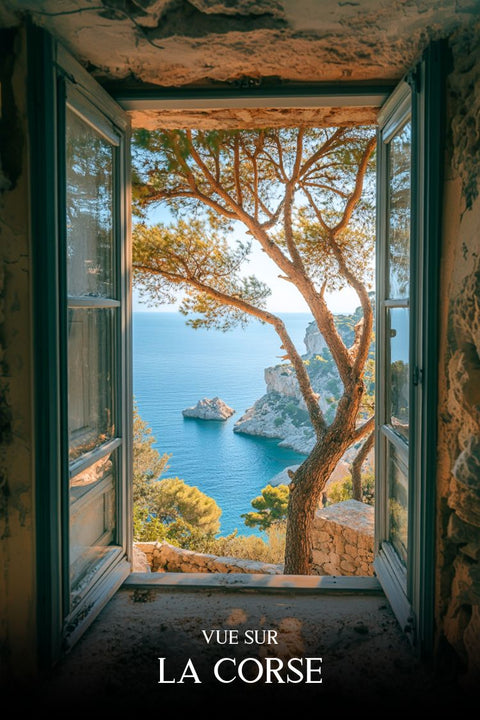 Affiche, Décorative, Corse, Poster, Été, Maison, Décoration, Murale, Art, Design.