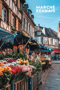 Affiche rennes marché 