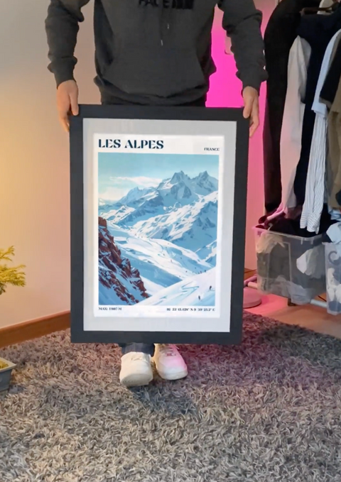 Affiche Les Alpes - Posters Des Alpes